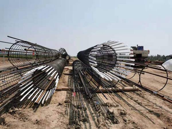  声测管施工现场